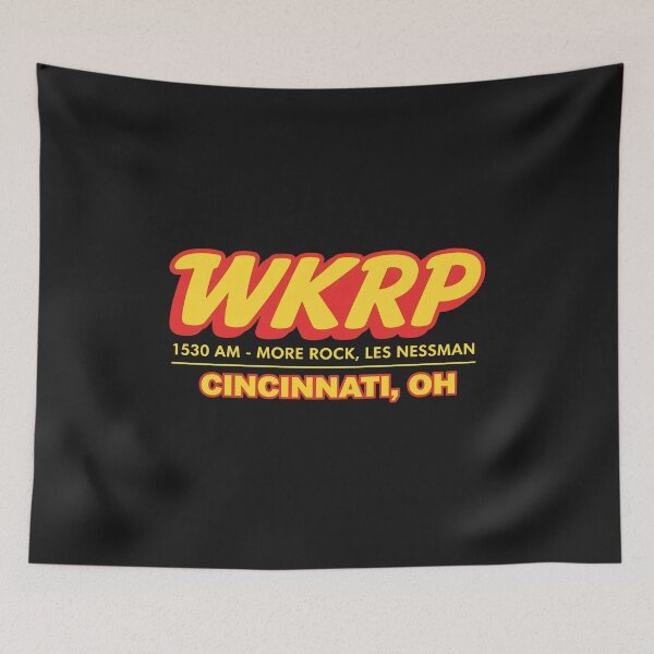 Item preview, WKRP Cincinnati Radio More Rock Les Nessman Retro designed and sold by NicoleRzepka12.