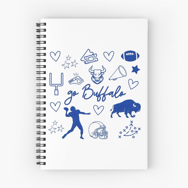 Item preview, Go Buffalo Football Fan Doodles designed and sold by GrausQuinn.