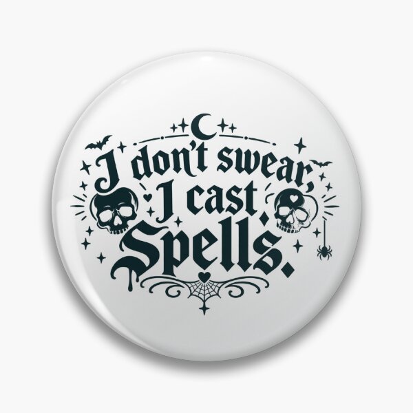 Item preview, Witchy Skull Magic Gothic Humor designed and sold by MONIKA08 DESIGN.