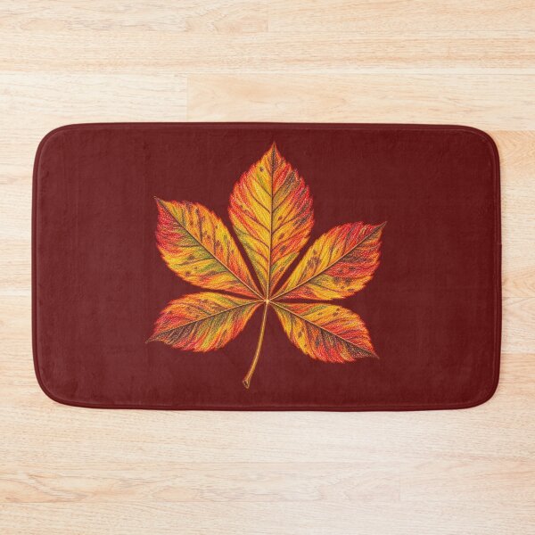 Item preview, Chestnut leaf in autumn colors designed and sold by JOANNASKAH.