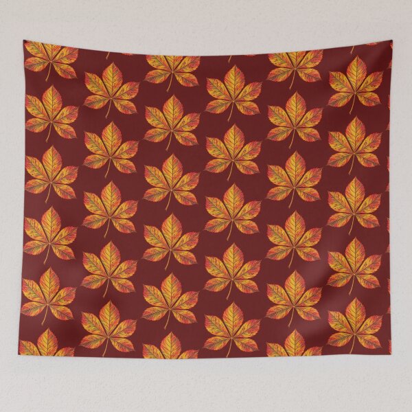 Item preview, Chestnut leaf in autumn colors designed and sold by JOANNASKAH.