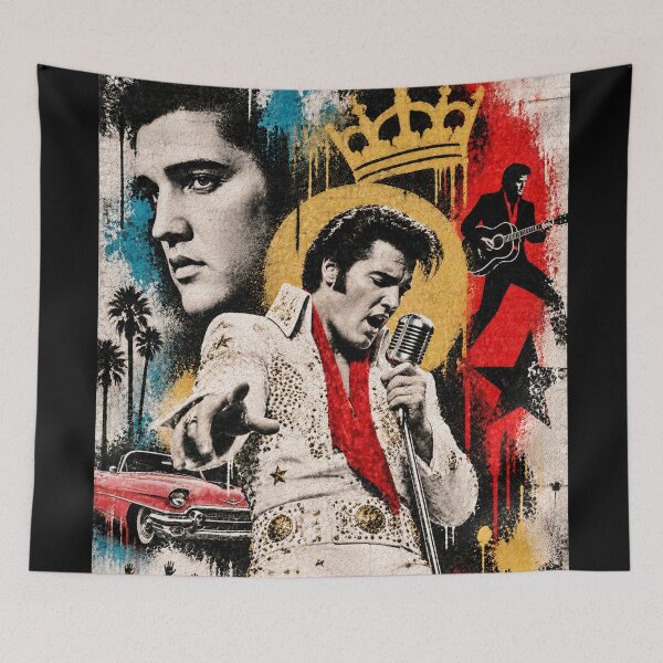 Item preview, Elvis The Pelvis Street Art designed and sold by Shirts And Clothing XXX.