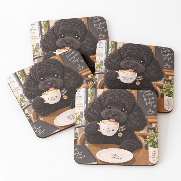 Item preview, Puppy & Coffee designed and sold by BlackDotBunny.