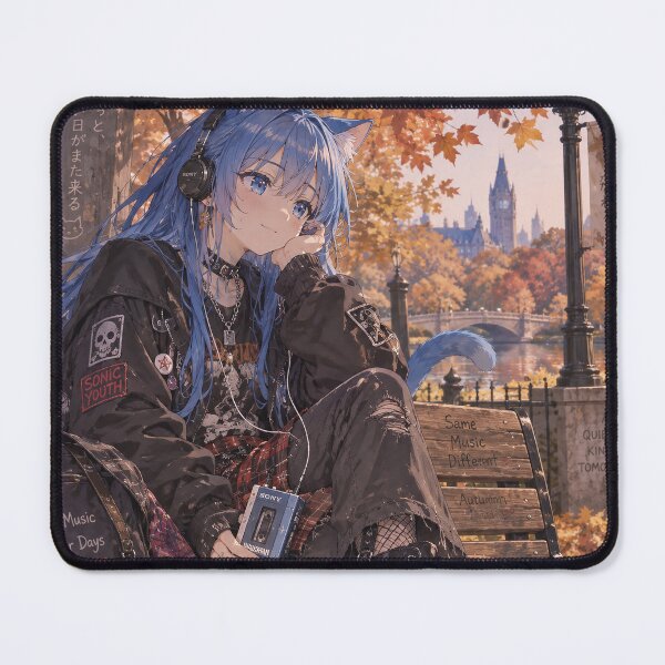 Item preview, Grunge Catgirl in Golden Autumn Aesthetic designed and sold by ZetaDream.