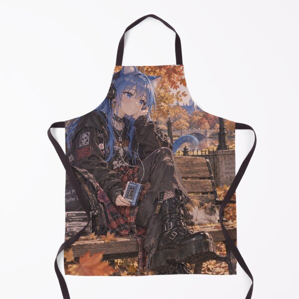 Item preview, Grunge Catgirl in Golden Autumn Aesthetic designed and sold by ZetaDream.
