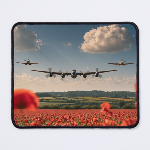 Item preview, Battle Of Britain Memorial Flight Over The Poppies designed and sold by Skyframe Aviation.