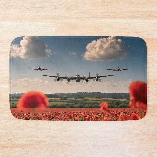 Item preview, Battle Of Britain Memorial Flight Over The Poppies  designed and sold by Skyframe Aviation.