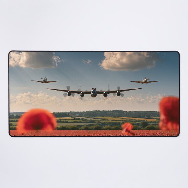 Item preview, Battle Of Britain Memorial Flight Over The Poppies  designed and sold by Skyframe Aviation.