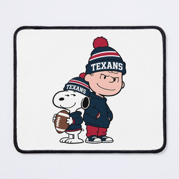Item preview, Charlie Brown & Snoopy Houston Texans Football Retro F178 designed and sold by GLUVY-THEME.