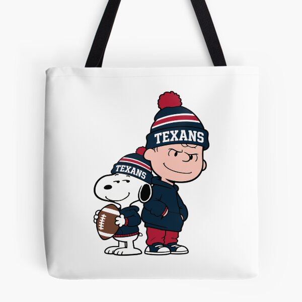Item preview, Charlie Brown & Snoopy Houston Texans Football Retro F178 designed and sold by GLUVY-THEME.