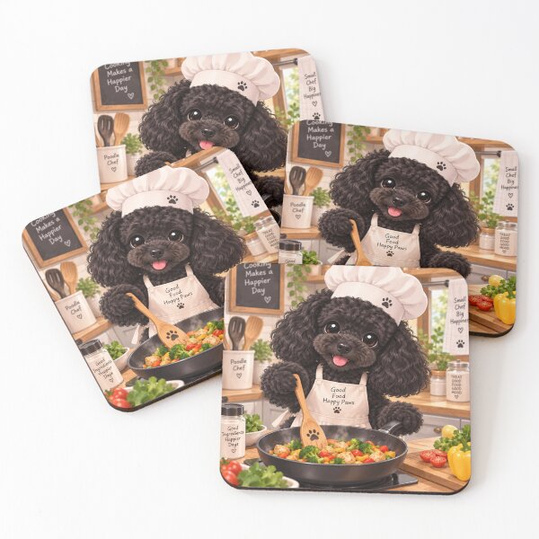 Item preview, Puppy & Cooking designed and sold by BlackDotBunny.