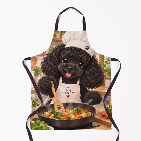 Item preview, Puppy & Cooking designed and sold by BlackDotBunny.