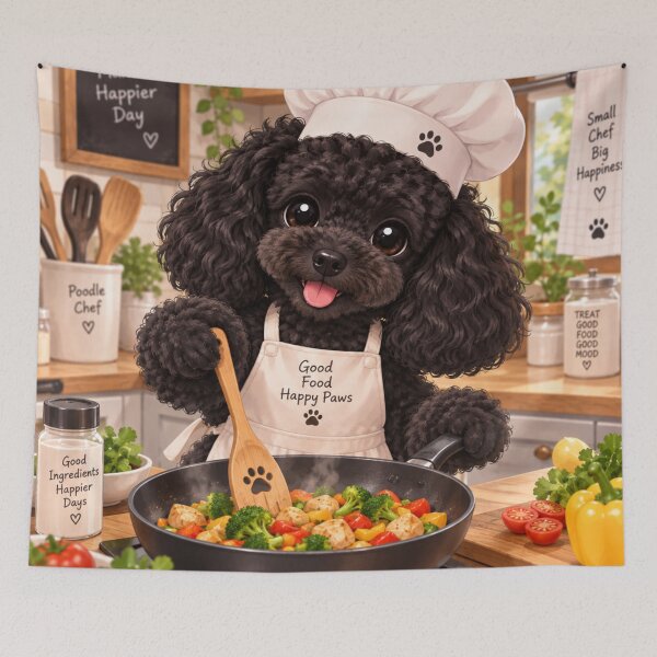 Item preview, Puppy & Cooking designed and sold by BlackDotBunny.