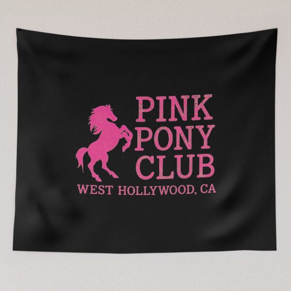 Item preview, Pinks Ponys Club West Hollywood CA  designed and sold by TinaFangcao.