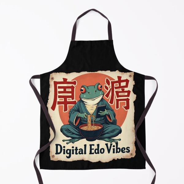 Item preview, Grumpy Frog Eating Ramen designed and sold by Majerdesign.