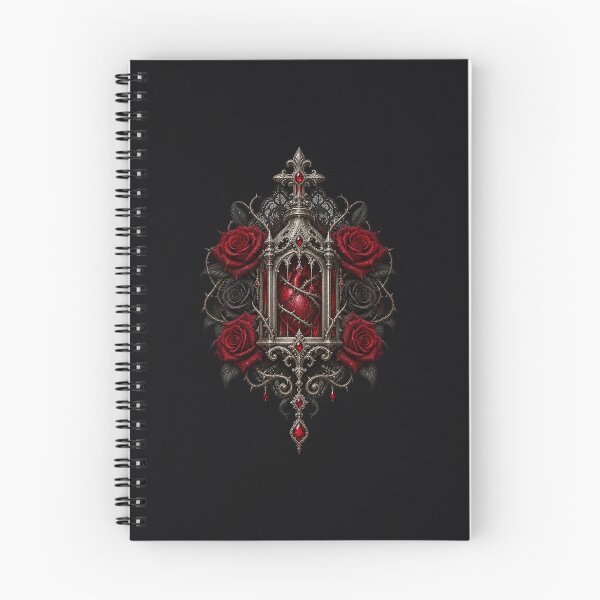 Item preview, Blood Rose Reliquary Gothic Heart Dark Romance Art designed and sold by d69designs.