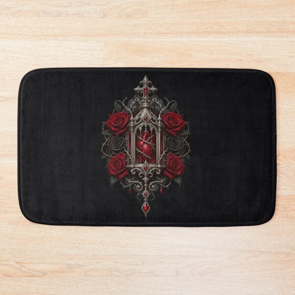 Item preview, Blood Rose Reliquary Gothic Heart Dark Romance Art designed and sold by d69designs.