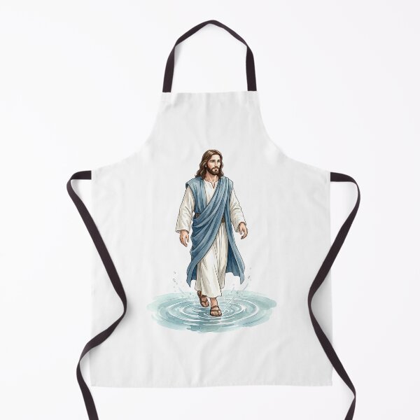 Item preview, Jesus Walking on Water Christian designed and sold by stylishdzign.