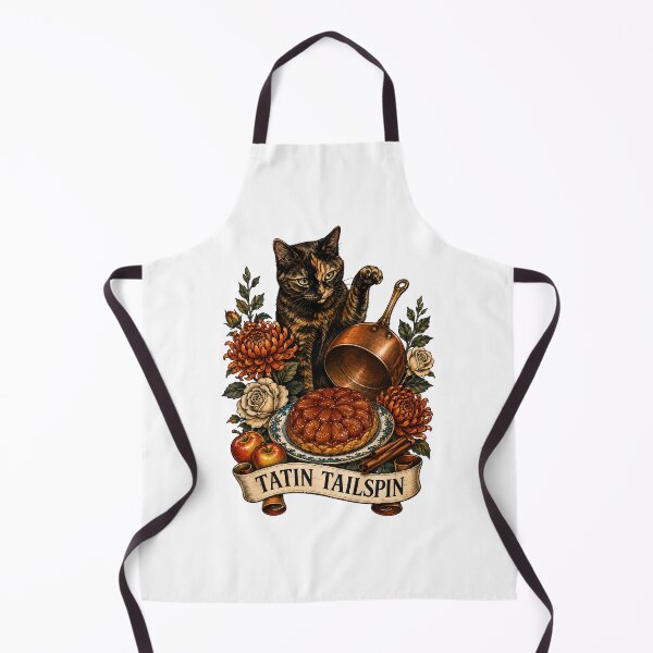 Item preview, Tatin Tailspin Tortoiseshell Cat Art designed and sold by Old's Cool Cat Studio.