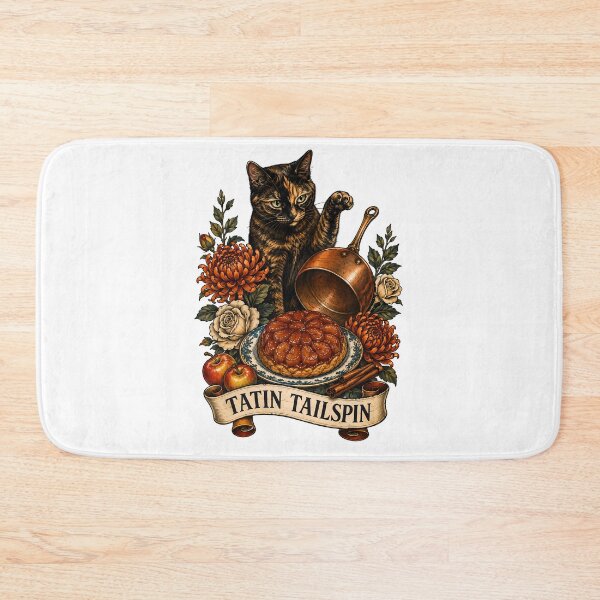 Item preview, Tatin Tailspin Tortoiseshell Cat Art designed and sold by Old's Cool Cat Studio.