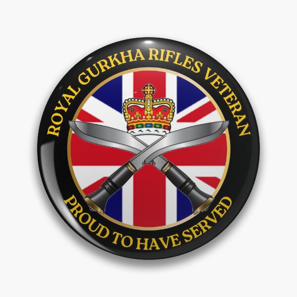 Item preview, Royal Gurkha Rifles Veteran Proud to have Served designed and sold by Bootneckstore.