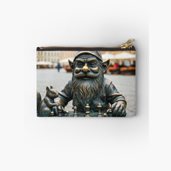 Item preview, Gnome Playing Chess With Squirrel Art Print – Chess Lover Gift, Poland Travel Decor designed and sold by Purrfecta.