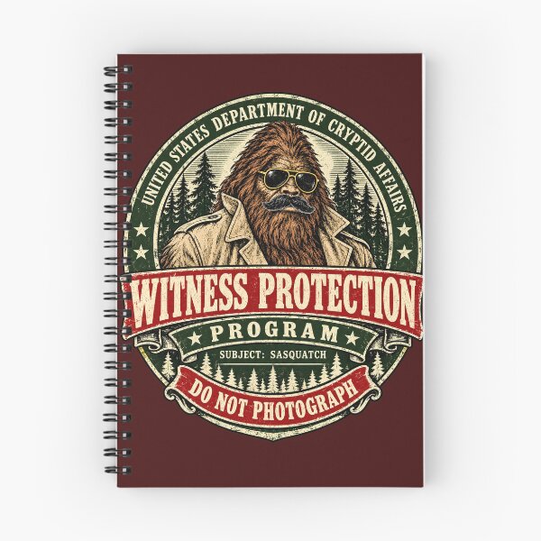 Item preview, Bigfoot Witness Protection Program – Sasquatch Cryptid Affairs designed and sold by Cohaagens Bazaar.