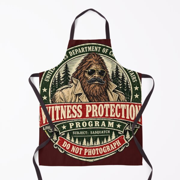 Item preview, Bigfoot Witness Protection Program – Sasquatch Cryptid Affairs designed and sold by Cohaagens Bazaar.