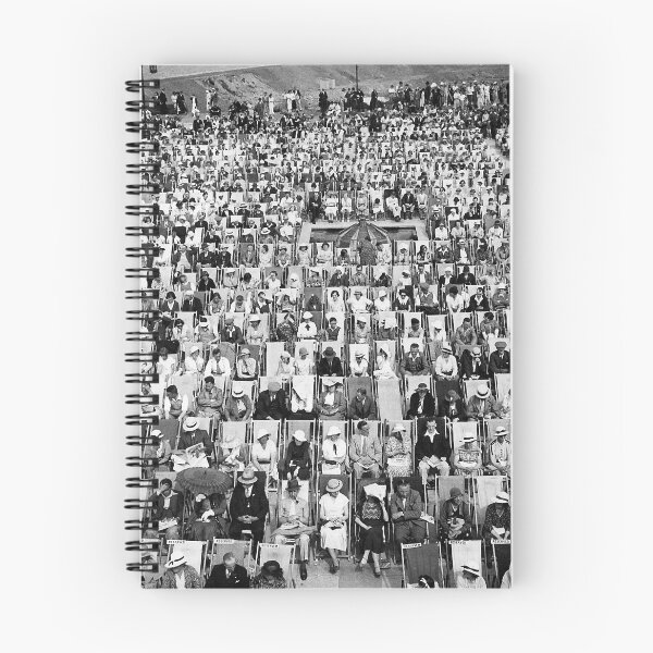 Item preview, Deckchairs on Morecambe Harbour Bandstand Arena, 1930s designed and sold by beanphoto.