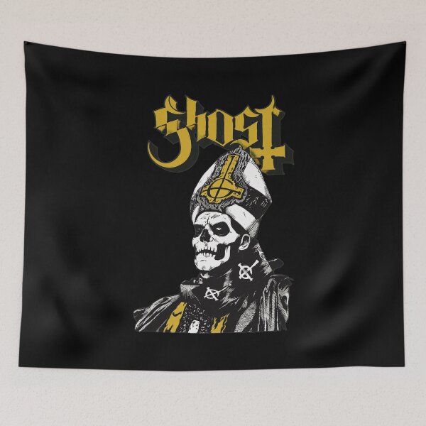 Item preview, Ghosts Band Papa Emerituss Skull  designed and sold by CressidaRook.