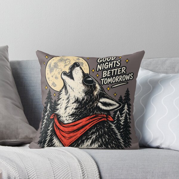 Item preview, Good Nights Better Tomorrows Wolf designed and sold by Houldi.
