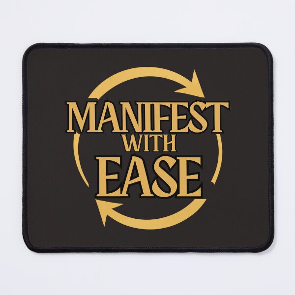 Item preview, Manifest With Ease Minimal Manifestation Quote designed and sold by CosmicQuietStudio.