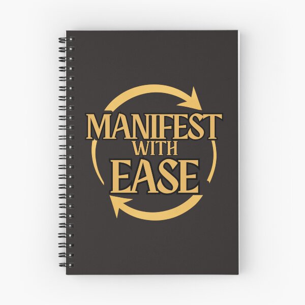 Item preview, Manifest With Ease Minimal Manifestation Quote designed and sold by CosmicQuietStudio.