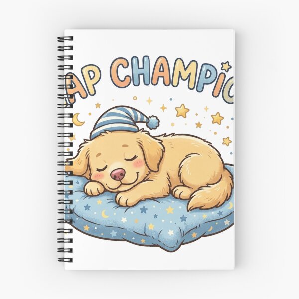 Item preview, Nap Champion Sleepy Dog Funny Cute Design designed and sold by meghnad.