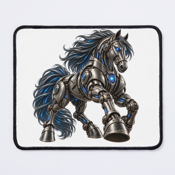 Item preview, Steel Horse – Mechanical Cyberpunk Warhorse designed and sold by SteelCoat Studio.