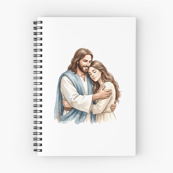 Item preview, Jesus Embrace Watercolor Christian  designed and sold by stylishdzign.