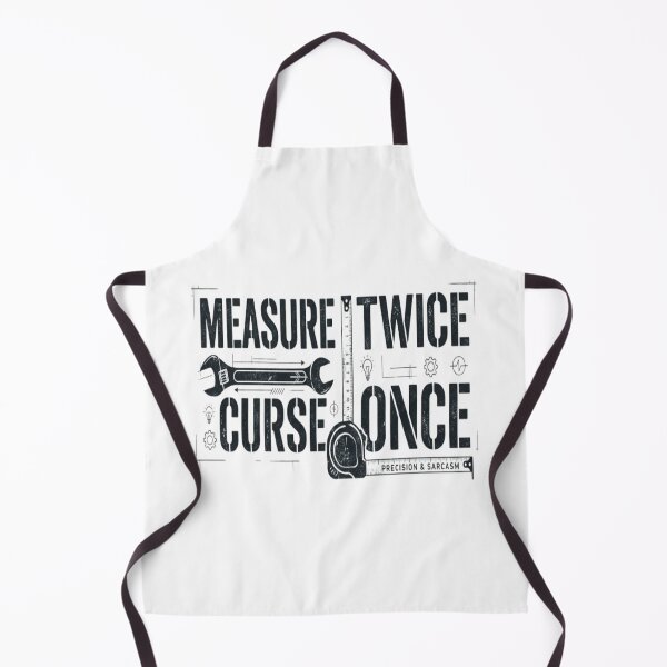 Item preview, Measure Twice Curse Once Funny Tradesman Shirt designed and sold by ArtsyElegance4U ⭐⭐⭐⭐⭐.