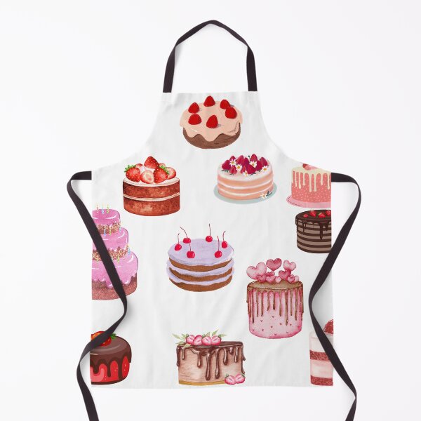 Item preview, Watercolor Birthday Cake Pattern Sweet Treats designed and sold by Anita Ohulo.