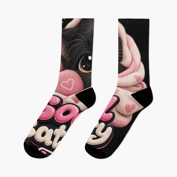 Item preview, Social Battery Not Found – Cute Black Cat Wrapped in Cozy Pink Blanket | Funny Introvert Cat Lover Gift designed and sold by Shuvra Gain.