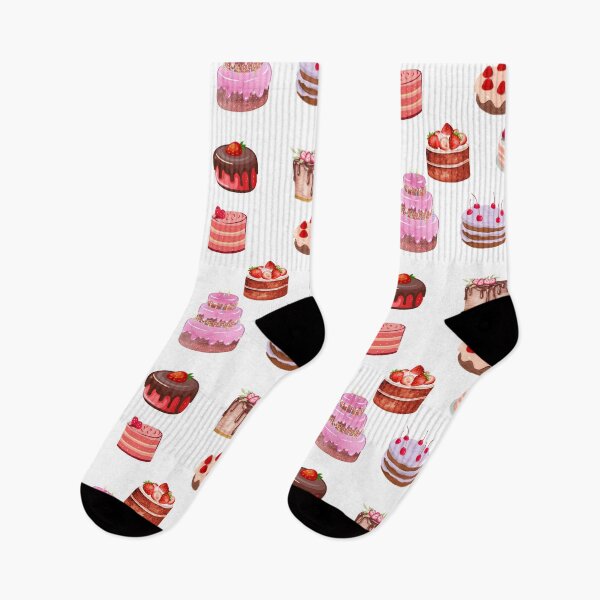 Item preview, Watercolor Birthday Cake Pattern Sweet Treats designed and sold by Anita Ohulo.