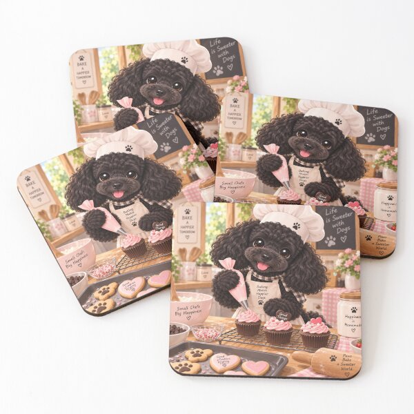 Item preview, Puppy & Baking designed and sold by BlackDotBunny.