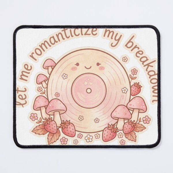 Item preview, Let Me Romanticize My Breakdown – Cute Kawaii Mushroom Design designed and sold by MoodLay.