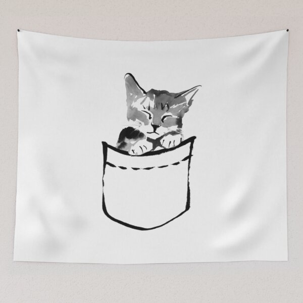 Item preview, pocket cute cat  designed and sold by AARABwino.