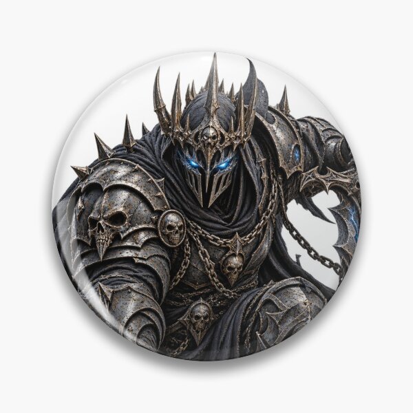 Aperçu de l'œuvre Death Knight – Gothic Skull Armor Warrior créée et vendue par SteelCoat Studio.