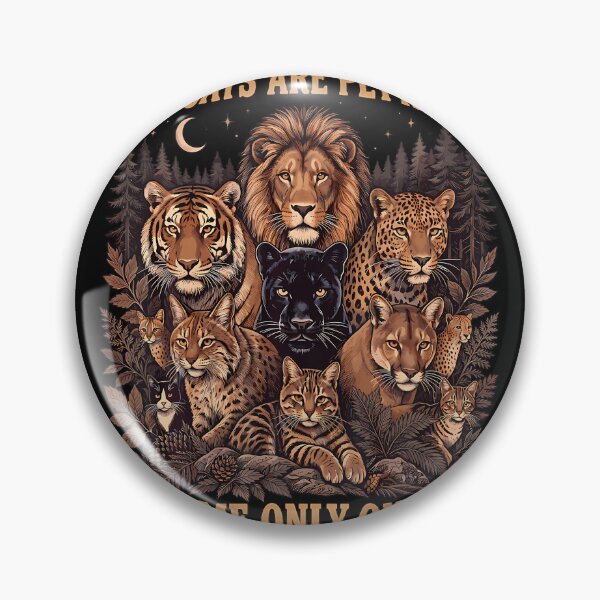 Item preview, Funny All Cats Are Pettable Some Only Once Wild Vintage designed and sold by Strow--bary.