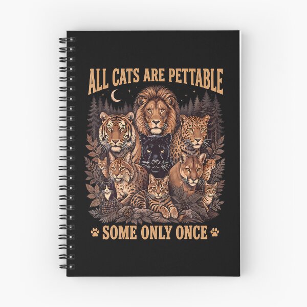 Item preview, Funny All Cats Are Pettable Some Only Once Wild Vintage designed and sold by Strow--bary.