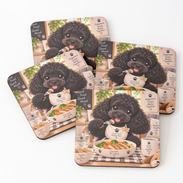 Item preview, Puppy & Food designed and sold by BlackDotBunny.