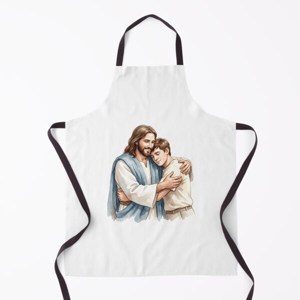 Item preview, Jesus Embracing Young Man Christian  designed and sold by stylishdzign.