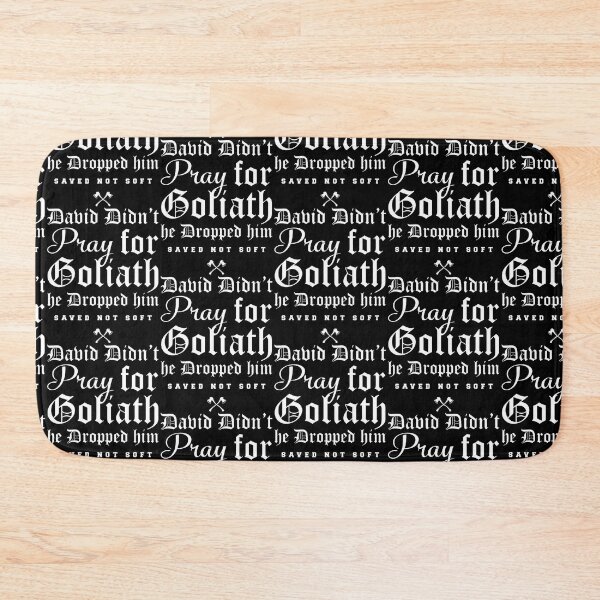 Item preview, David Didn'T Pray For Goliath He Dropped Him Saved Not Soft designed and sold by Strow--bary.
