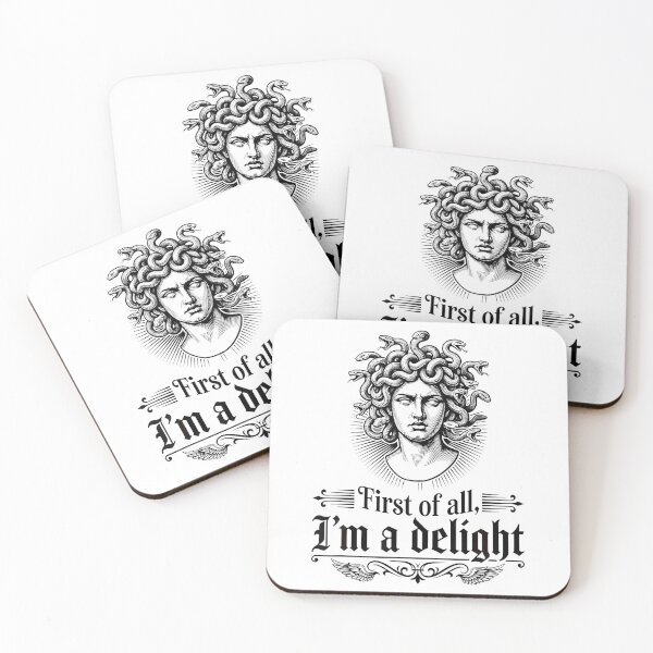 Item preview, First Of All I'M A Delight Medusa Gorgon Greek Sarcasm designed and sold by Strow--bary.